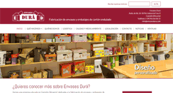 Desktop Screenshot of envasesdura.com
